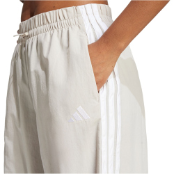 adidas Essentials 3-Streifen Woven Fallschirmhose Damen JC8168 - wonder alumina/white XS
