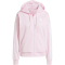 adidas Essentials 3-Streifen Fleece Sweatjacke Damen JE1286 - clear pink/white L