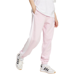 adidas Essentials 3-Streifen Loose Fit Trainingshose Damen JE1272 - clear pink/white XL