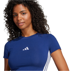 adidas Essentials 3-Streifen Slim Baby Tee T-Shirt Damen...