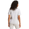 adidas Essentials 3-Streifen Baumwoll T-Shirt Damen JE1233 - light grey heather/white XS