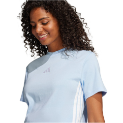 adidas Essentials 3-Streifen Baumwoll T-Shirt Damen...