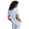 adidas Essentials 3-Streifen Baumwoll T-Shirt Damen JE1227 - glow blue/white XS