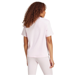 adidas Essentials 3-Streifen Baumwoll T-Shirt Damen JE1226 - clear pink/white XS