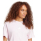 adidas Essentials 3-Streifen Baumwoll T-Shirt Damen JE1226 - clear pink/white XS