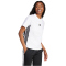 adidas Essentials 3-Streifen Baumwoll T-Shirt Damen JD0844 - white/black XXS