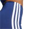 adidas Essentials 3-Streifen High-Waist kurze Leggings Damen JE1225 - dark blue/white XS