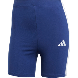 adidas Essentials 3-Streifen High-Waist kurze Leggings Damen JE1225 - dark blue/white S