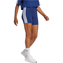 adidas Essentials 3-Streifen High-Waist kurze Leggings Damen JE1225 - dark blue/white S