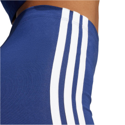 adidas Essentials 3-Streifen High-Waist kurze Leggings Damen JE1225 - dark blue/white S