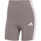 adidas Essentials 3-Streifen High-Waist kurze Leggings Damen JD0915 - grey strata/white XXS