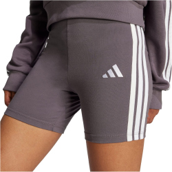 adidas Essentials 3-Streifen High-Waist kurze Leggings Damen JD0915 - grey strata/white XS