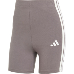 adidas Essentials 3-Streifen High-Waist kurze Leggings Damen JD0915 - grey strata/white S