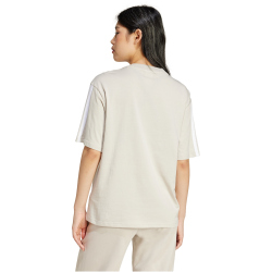 adidas Essentials 3-Streifen Boyfriend T-Shirt Damen JE1219 - wonder alumina/white S