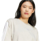 adidas Essentials 3-Streifen Boyfriend T-Shirt Damen JE1219 - wonder alumina/white S
