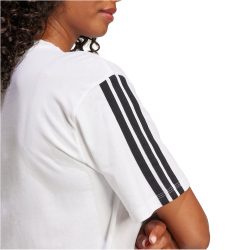 adidas Essentials 3-Streifen Boyfriend T-Shirt Damen...