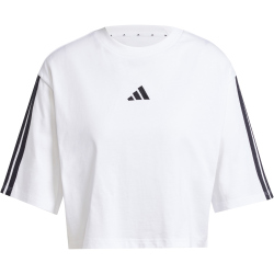 adidas Essentials 3-Streifen Baumwoll Loose T-Shirt Damen...