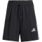 adidas Essentials 3-Streifen Baumwoll Sweatshorts Damen JD0908 - black/white XS