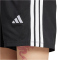 adidas Essentials 3-Streifen Baumwoll Sweatshorts Damen JD0908 - black/white XS