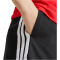 adidas Essentials 3-Streifen Baumwoll Sweatshorts Damen JD0908 - black/white XS