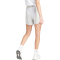 adidas Essentials 3-Streifen Baumwoll Sweatshorts Damen IN6174 - light grey heather/white XS