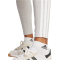 adidas Essentials 3-Streifen Baumwoll Leggings Damen JE0075 - light grey heather/white XXS