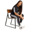adidas Essentials 3-Streifen Baumwoll Leggings Damen JE0072 - black/white XXS