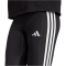 adidas Essentials 3-Streifen Baumwoll Leggings Damen JE0072 - black/white XXS
