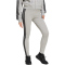 adidas Essentials 3-Streifen Baumwoll Leggings Damen JE0068 - medium grey heather/black XL