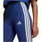 adidas Essentials 3-Streifen Baumwoll Leggings Damen JE0067 - dark blue/white XL
