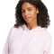 adidas Essentials 3-Streifen French Terry Sweatjacke Damen IS6998 - clear pink/white XS