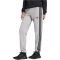 adidas Essentials 3-Streifen French Terry Cuffed Trainingshose Damen JD5310 - medium grey heather/black XXS