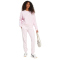 adidas Essentials 3-Streifen French Terry Cuffed Trainingshose Damen JD5308 - clear pink/white M
