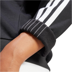 adidas Essentials 3-Streifen French Terry Sweatshirt Damen JE0016 - black/white XS