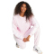 adidas Essentials 3-Streifen French Terry Sweatshirt Damen JD5294 - clear pink/white L