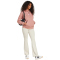 adidas Essentials Small Logo Flared Leggings Damen JD3072 - wonder alumina/white L