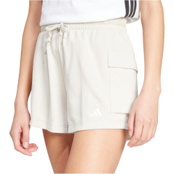 adidas Essentials Small Logo French Terry Cargoshorts Damen JC5699 - wonder alumina/white XS