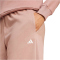 adidas Essentials Small Logo French Terry Cuffed Trainingshose Damen JD9928 - warm clay/white XS