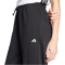 adidas Essentials Small Logo French Terry Cuffed Trainingshose Damen JD7999 - black/white L