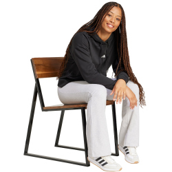 adidas Essentials Small Logo French Terry Hoodie Damen JD7989 - black/white XL