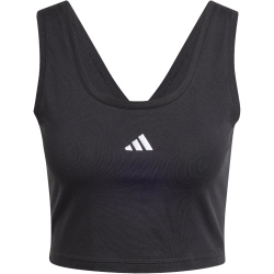 adidas Essentials Small Logo Tanktop Damen JE1321 - black/white M