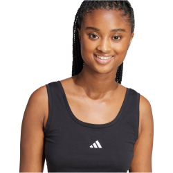 adidas Essentials Small Logo Tanktop Damen JE1321 - black/white M