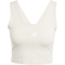 adidas Essentials Small Logo Tanktop Damen JD0561 - wonder alumina/white L