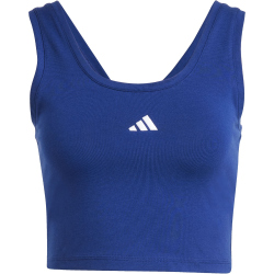 adidas Essentials Small Logo Tanktop Damen JC5939 - dark blue/white M