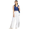 adidas Essentials Small Logo Tanktop Damen JC5939 - dark blue/white M