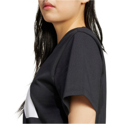 adidas Essentials Big Logo Baumwoll T-Shirt Damen JC5724 - black/white S