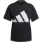 adidas Essentials Big Logo Baumwoll T-Shirt Damen JC5724 - black/white S