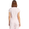 adidas Essentials Linear Baumwoll T-Shirt Damen JG8659 - clear pink/white XS