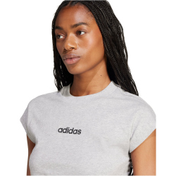 adidas Essentials Linear Baumwoll T-Shirt Damen JC8241 -...