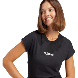 adidas Essentials Linear Baumwoll T-Shirt Damen JC8238 -...